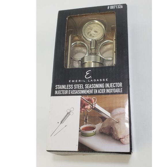 Emeril Lagasse Stainless Steel Meat Turkey Seasoning Marinade Injector **NEW** - Picture 3 of 4